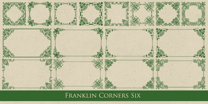 MFC Franklin Corners Six font preview