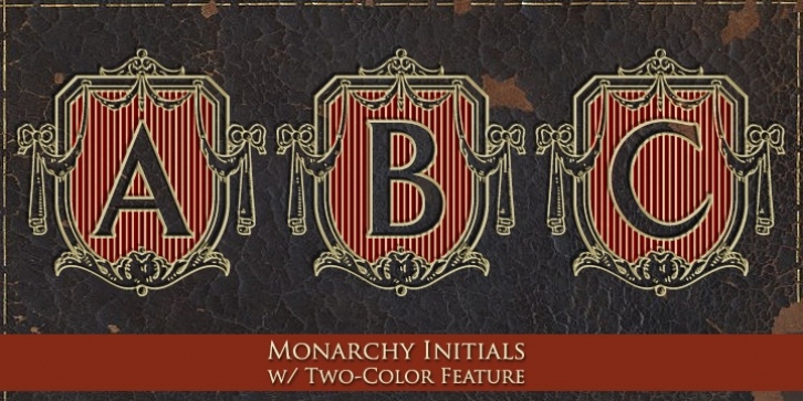 MFC Monarchy Initials font preview