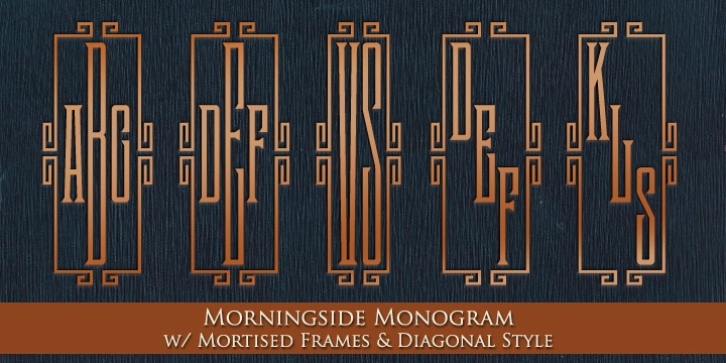 MFC Morningside Monogram font preview