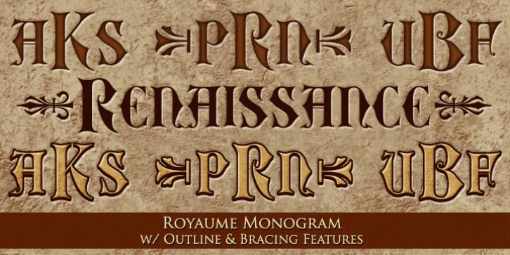 MFC Royaume Monogram font preview