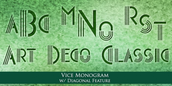 MFC Vice Monogram font preview