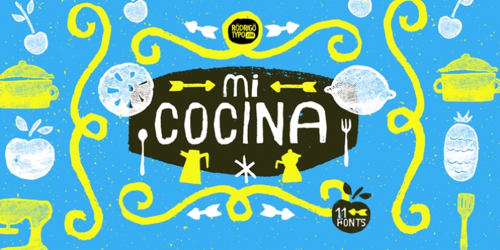 Mi Cocina font preview