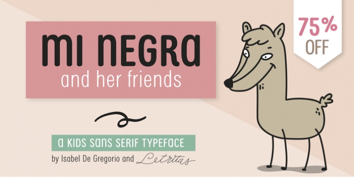 Mi Negra font preview