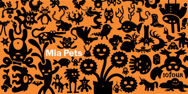 Mia Pets font preview