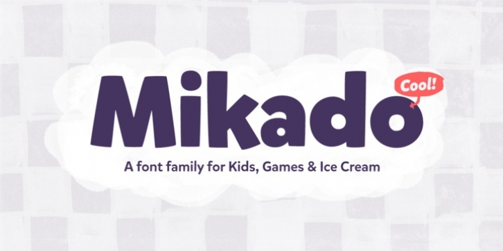 Mikado font preview