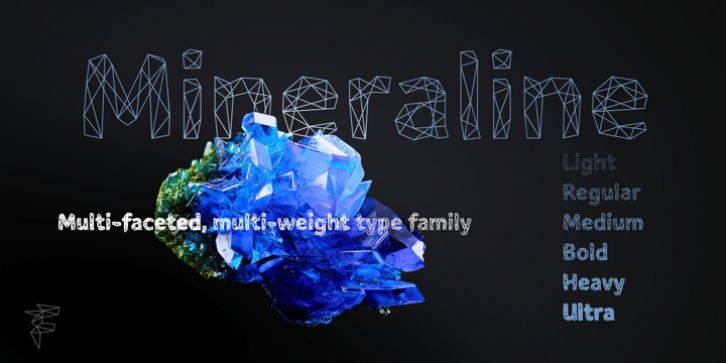 Mineraline font preview