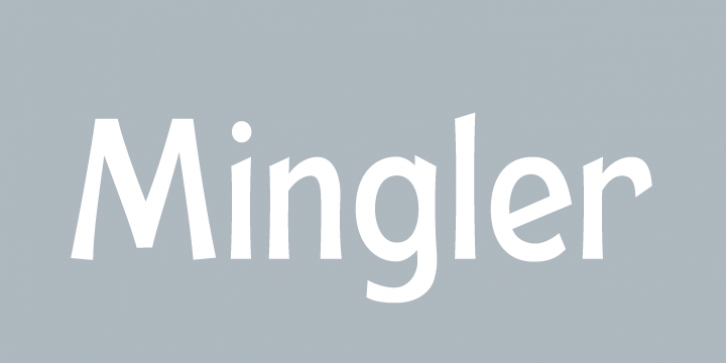 Mingler font preview