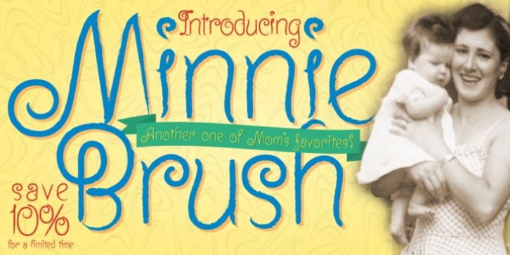 Minnie Brush font preview