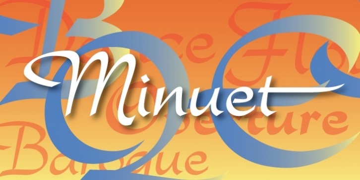 Minuet font preview