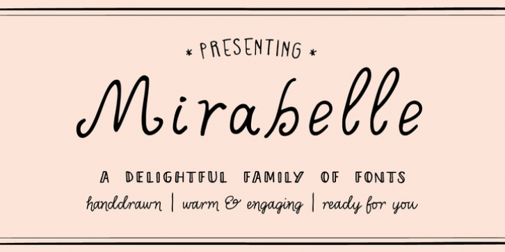 Mirabelle font preview