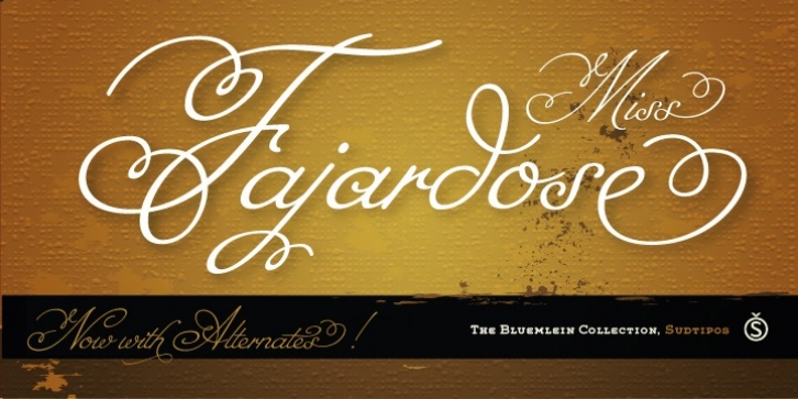 Miss Fajardose Pro font preview