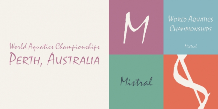 Mistral font preview