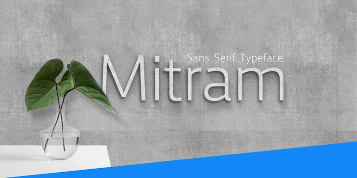 Mitram font preview