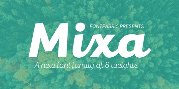 Mixa font preview