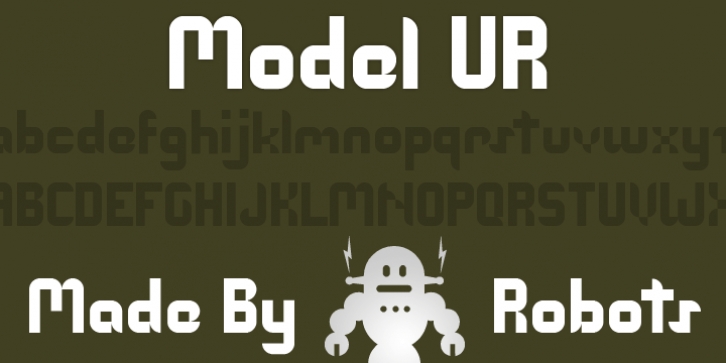 Model UR font preview