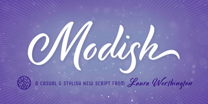 Modish font preview