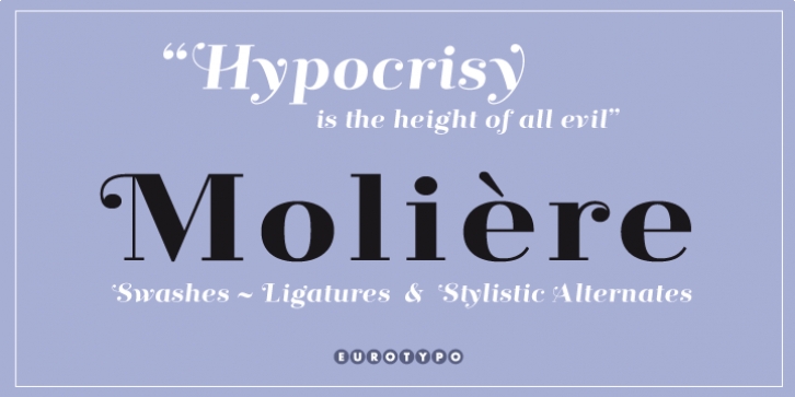 Moliere font preview
