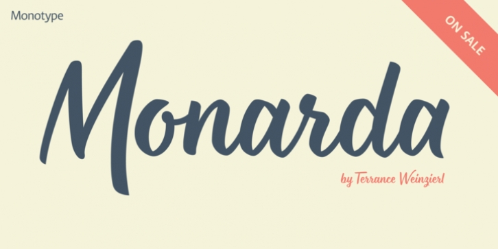 Monarda font preview