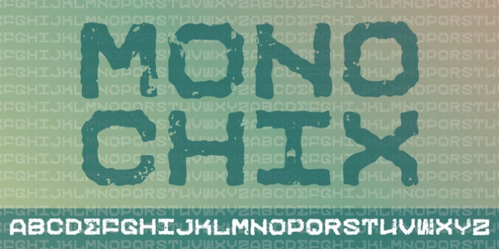 Mono Chix font preview
