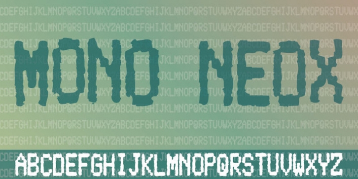 Mono Neox font preview