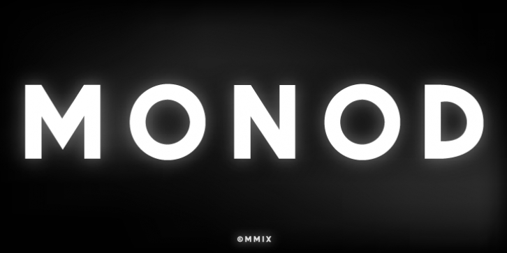 Monod font preview