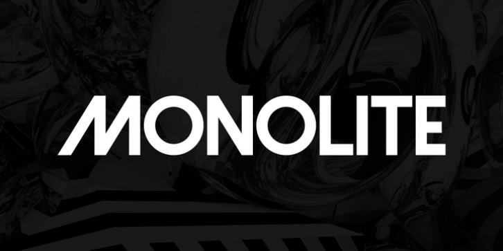 Monolite font preview