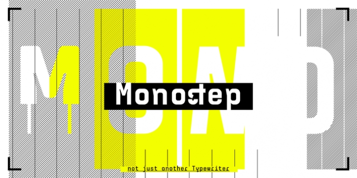 Monostep font preview
