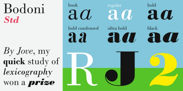 Monotype Bodoni font preview