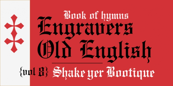 Monotype Engravers Old English font preview