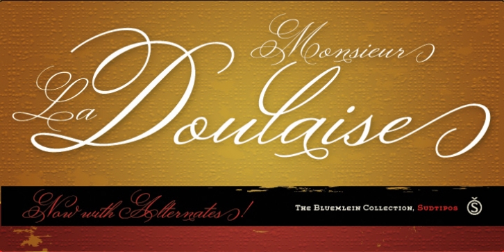 Monsieur La Doulaise Pro font preview