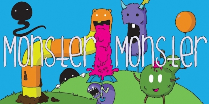 Monster Monster font preview