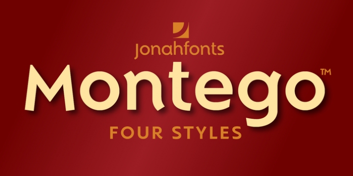 Montego font preview