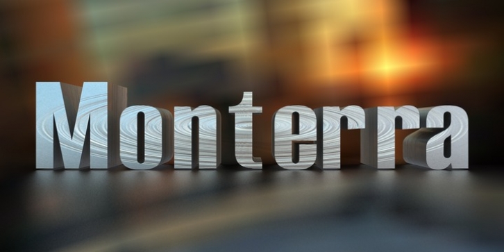 Monterra font preview