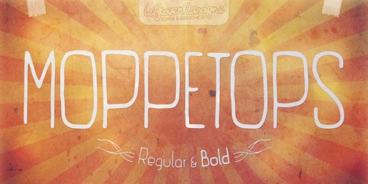 Moppetops LL font preview