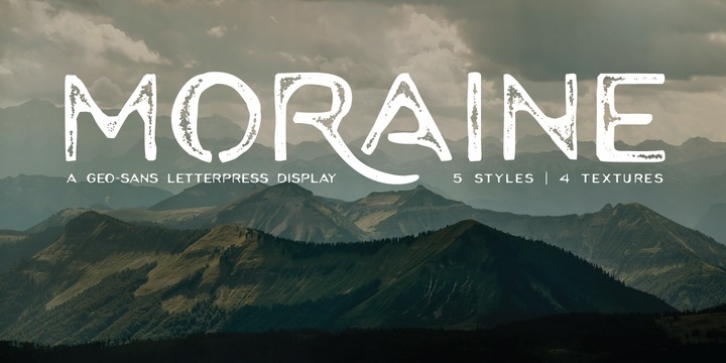 Moraine font preview