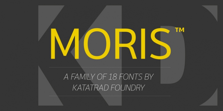 Moris font preview