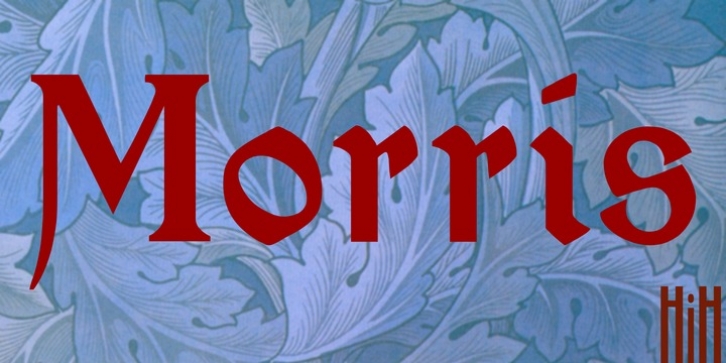 Morris font preview