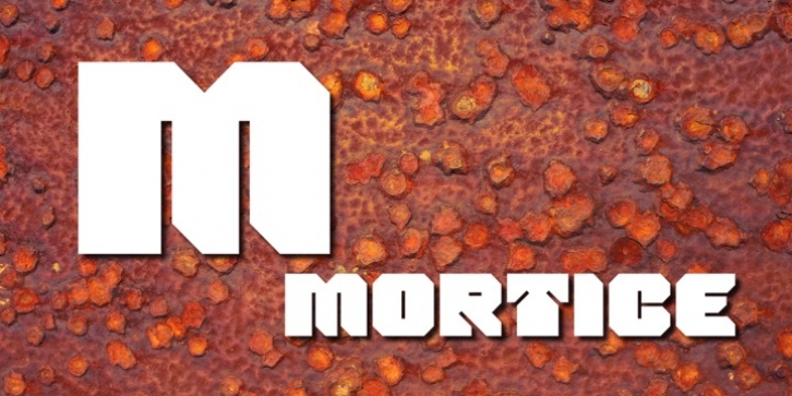 Mortice font preview