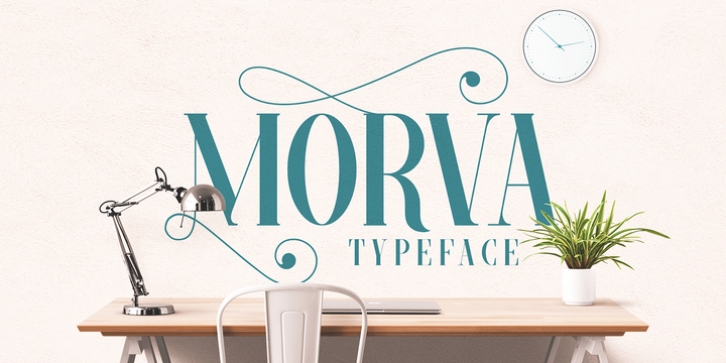 MORVA font preview