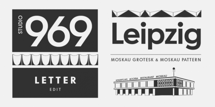 Moskau Grotesk font preview