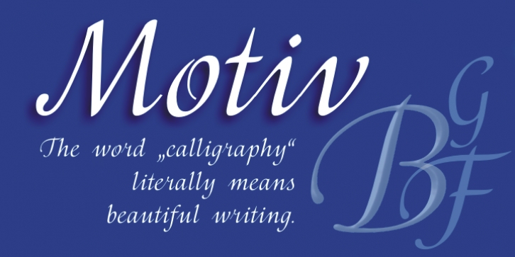 Motiv font preview