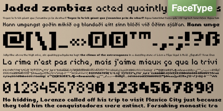 Mouse Pro font preview