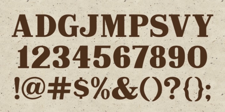 MPI Antique font preview