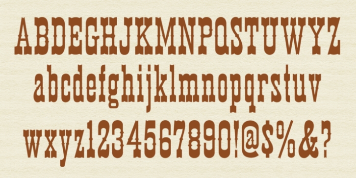 MPI Egyptian Ornamented font preview