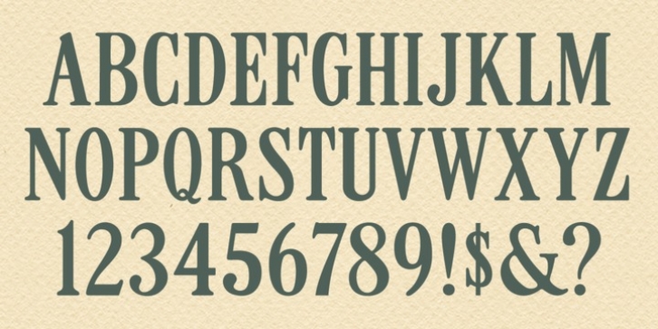 MPI Roman Condensed font preview