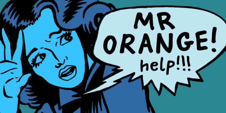 Mr Orange font preview