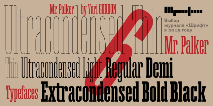 Mr Palker font preview