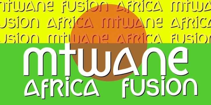 Mtwane font preview