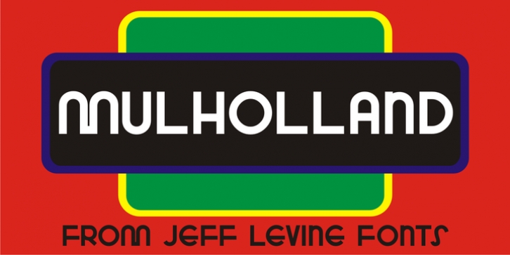 Mulholland JNL font preview