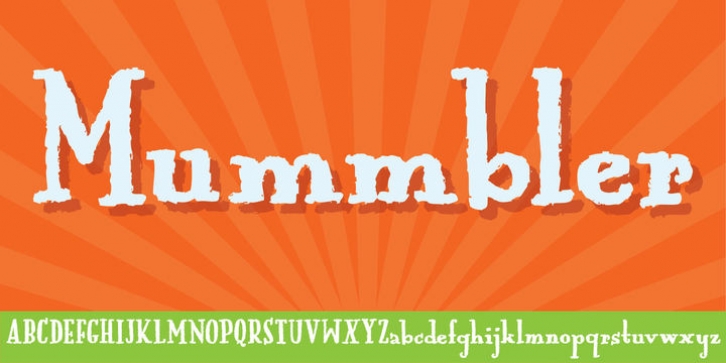 Mummbler font preview